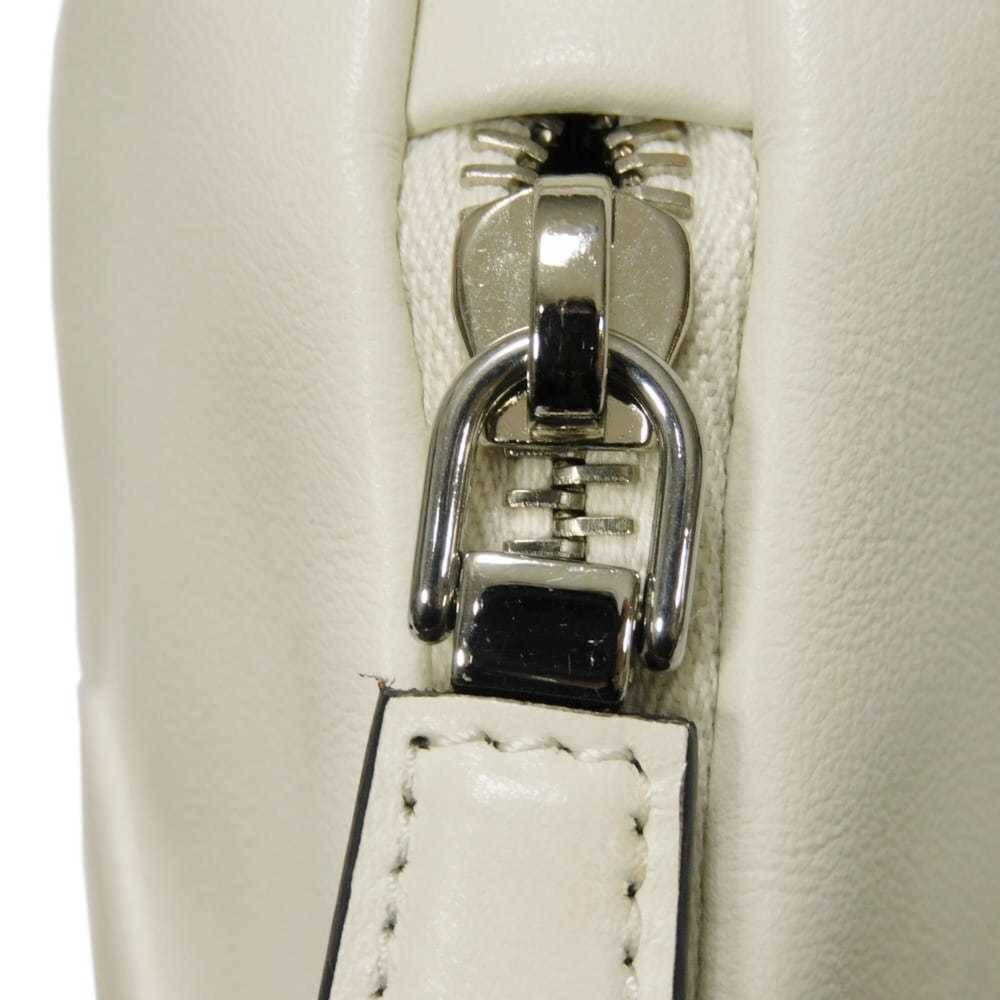 Prada Triangle Leather Crossbody Shoulder Bag in White with RFID IC Chip Embo... - Picture 8 of 16